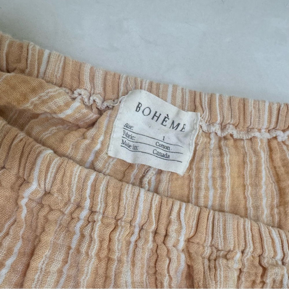 Boheme Goods Striped cotton shorts - Picture 4 of 5